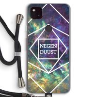 Negenduust ruimte: Pixel 4a 5G Transparant Hoesje met koord
