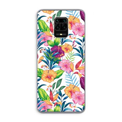 Tropisch 2: Xiaomi Redmi Note 9 Pro Transparant Hoesje
