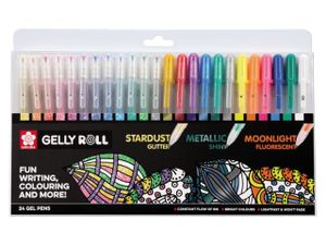 Sakura POXPGBMIX24 gelpen Afgetopte gelpen Fijn Meerkleurig 24 stuk(s)