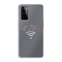 Home Is Where The Wifi Is: OnePlus 9 Pro Transparant Hoesje