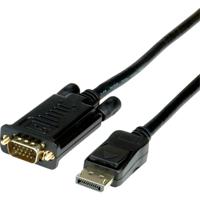 VALUE Cable DisplayPort - VGA, M / M, zwart, 5 m