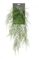 Kunsthangplant Asparagus l54cm groen header - thumbnail