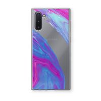 Zweverige regenboog: Samsung Galaxy Note 10 Transparant Hoesje