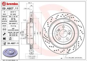 Remschijf 09A90711