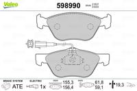 Valeo Remblokset 598990