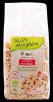 Ma Vie Sans Muesli haver/rijst 4 rode vruchten glutenvrij bio 375 Gram