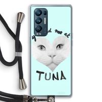 You had me at tuna: Oppo Find X3 Neo Transparant Hoesje met koord