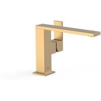 Wastafelkraan Tres Cuadro | Opbouw | Mengkraan | Standaard model | 1-hendel | Vierkant | 24k Goud mat