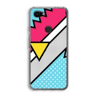 Pop Art #3: Google Pixel 3a Transparant Hoesje