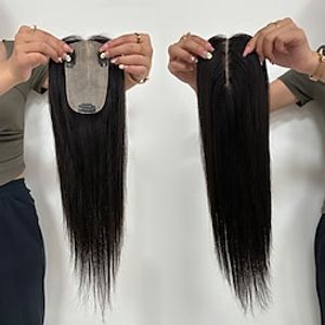 haar toppers voor vrouwen echt menselijk haar met pony topper hair extensions top haarstukken voor dunner wordend haar wiglets premium remy haar Lightinthebox