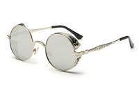 Retro gesneden ronde zonnebril