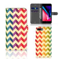 Apple iPhone 7 Plus | 8 Plus | Telefoon Hoesje | Zigzag Multi Color