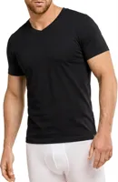 Heren ondershirt V-hals - Korte mouw M3000 - 100% katoen slim fit T-shirt - Ronde hals