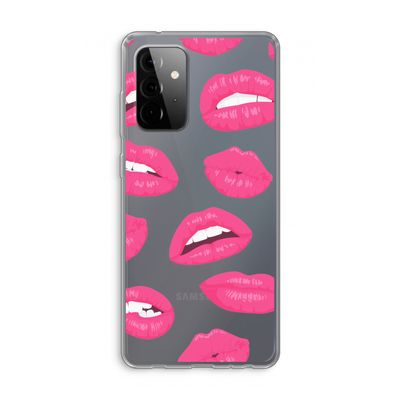 Bite my lip: Samsung Galaxy A72 Transparant Hoesje