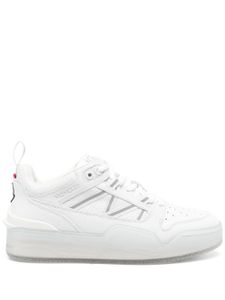 Moncler baskets montantes Pivot en cuir - Blanc