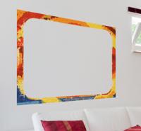 Textuur frame rechthoek kleuren sticker