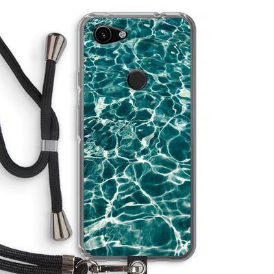 Weerkaatsing water: Pixel 3a Transparant Hoesje met koord