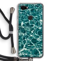 Weerkaatsing water: Pixel 3a Transparant Hoesje met koord