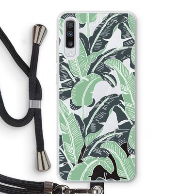 This Sh*t Is Bananas: Samsung Galaxy A70 Transparant Hoesje met koord