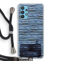 Verrassende lijnen: Samsung Galaxy A32 4G Transparant Hoesje met koord