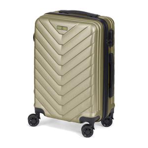 Cabine handbagage reis trolley koffer - zwenkwielen - 57 x 38 x 23 cm - 48 liter - groen