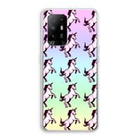Musketon Unicorn: Oppo A94 5G Transparant Hoesje