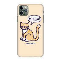 Miauw: Volledig geprint iPhone 11 Pro Max Hoesje