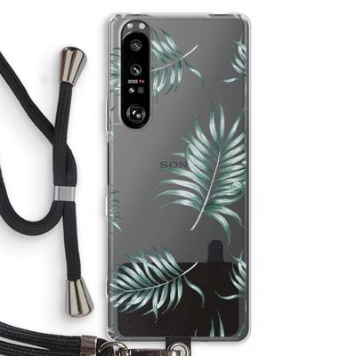 Simple leaves: Sony Xperia 1 III Transparant Hoesje met koord