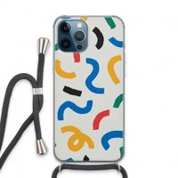 Illustratieve pop 2: iPhone 13 Pro Max Transparant Hoesje met koord