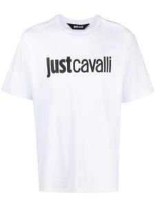 Just Cavalli t-shirt en coton à logo imprimé - Blanc