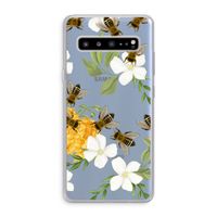 No flowers without bees: Samsung Galaxy S10 5G Transparant Hoesje