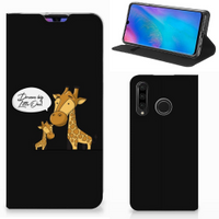 Huawei P30 Lite New Edition Magnet Case Giraffe