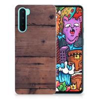 OnePlus Nord | Bumper Hoesje | Old Wood