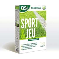 BSI - Sementi di erba - Sport e gioco - Con rivestimento protettivo - Alta qualità - Fino a 50 m² - 1Kg