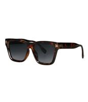 Spectrum zonnebril vierkant tortoise smoke glas dames