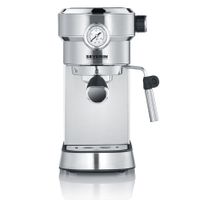 Severin KA 5995 Espressomachine met filterhouder RVS (geborsteld), Zwart 1350 W Met melkopschuimer - thumbnail