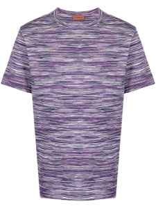 Missoni t-shirt à col rond - Violet