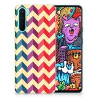 OnePlus Nord TPU bumper Zigzag Multi Color - thumbnail