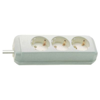 Brennenstuhl 1158610015 Stekkerdoos | Eco-Line | 3 Sockets | Wit | 1,5 meter