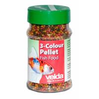 Velda Vi3-Colour Pellet 330ml - Voedzaam Visvoer voor Goudvissen en Koi