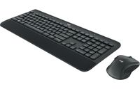 Logitech MK545 ADVANCED Wireless Keyboard and Mouse Combo toetsenbord Inclusief muis RF Draadloos Engels Zwart - thumbnail