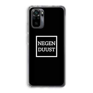 Negenduust black: Xiaomi Redmi Note 10 Pro Transparant Hoesje