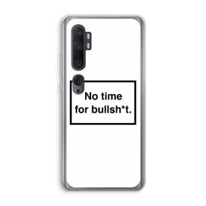 No time: Xiaomi Mi Note 10 Pro Transparant Hoesje