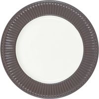 GreenGate Dinerbord Alice donker Chocolade Ø 26.5cm - thumbnail