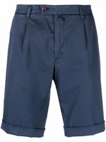 Briglia 1949 short chino en coton - Bleu - thumbnail