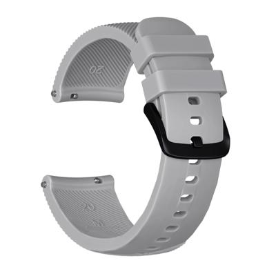 Crazy Horse textuur siliconen polsband voor Huami Amazfit bip Lite versie 20mm (grijs)