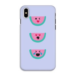 Smiley watermeloen: iPhone X Tough Case