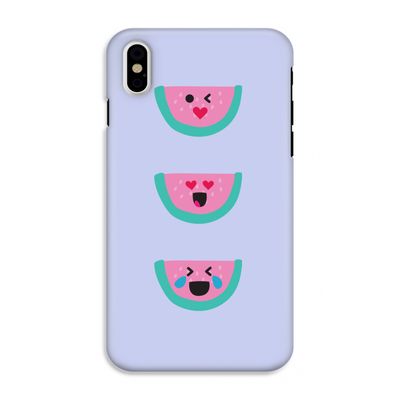 Smiley watermeloen: iPhone X Tough Case