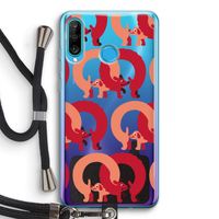 Dogs: Huawei P30 Lite Transparant Hoesje met koord