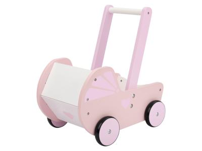 lupilu Houten speelgoed poppenwieg of -wagen (Poppenwagen)